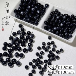 ลูกปัดคริสตัลตาแมวสีแดง ลูกปัดเรซินทำมือ DIY อุปกรณ์สร้อยข้อมือ เครื่องประดับ ลูกปัดแบบแยก