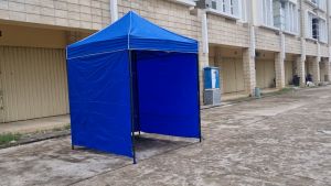 Tenda Lipat 2x2 Lengkap Dinding Polos 3 Sisi