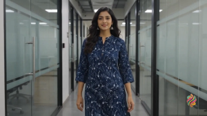 Trendy Printed Rayon Kurtis [READYSTOCK Size L(40)]
