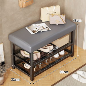 LJXZ | Multi-level Seating Shoe Cabinet Door Shoe Bench