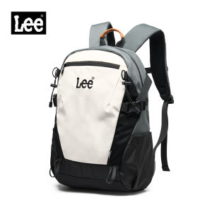Lee Mens Large Capacity Outdoor Travel Backpack Double Shoulder Bag Computer Bag School Bag Waterproof Polyester for Youth