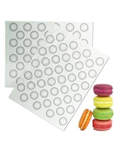 1PC 40cmx30cm Thảm Nướng Bánh Silicon Thân Thiện Với Môi Trường Có Thể Tái Sử Dụng Thảm Chống Dính Cho Lò Nướng Macaron Bánh Quy Dễ Dàng Làm Sạch Trắng Nướng Lót