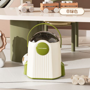Home Use Large Capacity Trash Can Childrens Room Living Room Kitchen Press Type round Barrel Shaped Garbage Bin Family Cleaning Tool