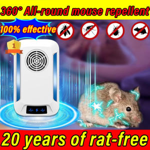 20 years of rat-free Rat repellent ultrasonic SB UK Plug Mouse repellent Ultrasonic Mouse Repeller Penghalau tikus 360° All-round mouse repellent Halau tikus 老鼠驱赶器 超声波驱鼠器 Penghalau tikus ultrasonic Penghalau serangga ultrasonik