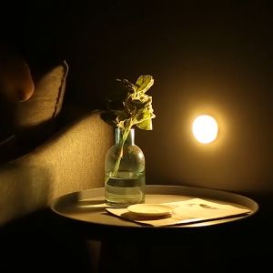 Night LED Stick Push Lamp Night Lights USB Rechargeable Child Bedside Lamp Wireless Magnetic Light