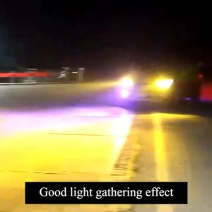 2pcs mobil led Lampu Kabut Led H11 H8 4300K 100W 1500LM Super Terang Warna Kuning