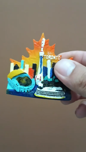 Fridge Tempelan Magnet Kulkas Souvenir Negara Kanada Canada Toronto 162