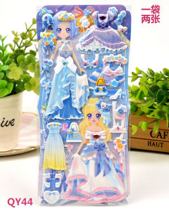 Đồ Chơi Búp Bê Công Chúa Đồ Dán Thay Đồ Cho Bé Gái Đồ Chơi Giáo Dục Cho Trẻ Em Đồ Chơi Búp Bê Cotton Đồ Chơi Thay Đồ Cho Bé Gái