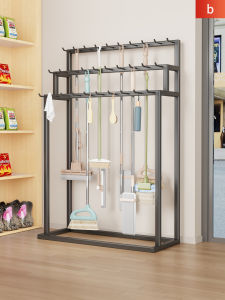 evesigar | Mop and Broom Display Shelving Rack