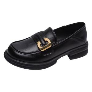 MIFEI | Black Soft Bottom Loafer Shoes