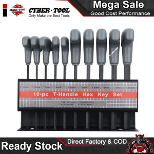T Handle Hex Key Set Metric 10 pcs Hex Wrench Non-Slip Multifunctional Wrenches Hand Tools