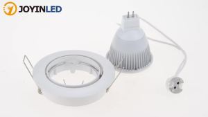 1/10PCS Modern GU10 Downlights for Ceiling Round White Metal Lamp Frame MR16 LED Spotlights Fitting for Recessed Ceiling Lights
