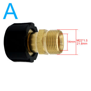 M22 14MM Swivel Quick Connect To 1/4" 3/8" M22 Fitting Kit Connectors 5000 PSI High Pressure Washer Accessories