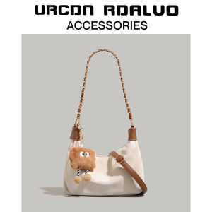 UR High-End Chain Link Underarm Bag Womens Summer 2025 Trendy Large Capacity Commuter Dumpling Bag Single Shoulder Crossbody Bag