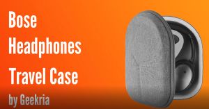 Geekria Headphones Case Compatible with QC45 QC35 II Sennheiser ACCENTUM SoundLink SoundTrue Wireless Headphones Replacement Hard Shell Travel Carrying Bag with Cable Storage