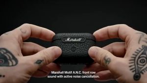 [OFFICIAL]Marshall Motif A.N.C True Wireless Earbuds Black | 1 Year Marshall Malaysia Warranty