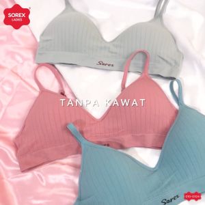Sorex Bra Seamless Tanpa Kawat Kait 2 Cup A-B Busa Tipis BH 65004