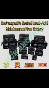 JSL II Brand 7Ah 12Ah 20Ah 26Ah 40Ah 65Ah 12V For UPS / Solar / Toycar Valve Regulated Sealed Lead-Acid Battery