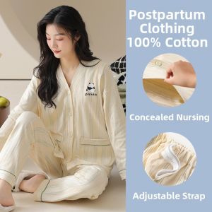 Miiow | Pure Cotton Maternity Sleepwear for Pregnancy and Postpartum Wearable at Home and Out