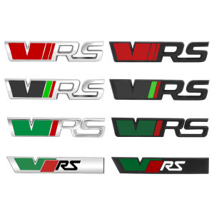 BYD CARE | 3d Metal Logo VRS Emblem Car Front Grill Badge Trunk Stiker For Octavia 3 2 A5 A7 MK3 MK2 Kodiaq Superb Fabia Accessories