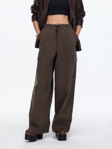 Vero Moda | New Cotton and Lyocell Loose Waistband High Waisted Trousers