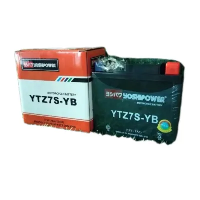 YOSHIPOWER YTZ7S (12V-7Ah) BATTERY MOTOR MAINTENANCE FREE BATTERY GEL BATERI YTZ7S RS150 NVX NMAX CBR150 PCX VARIO ATV