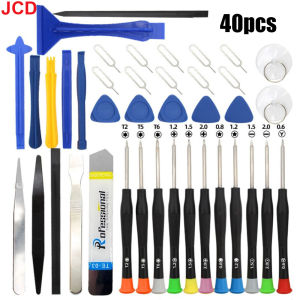 40 in 1 Mobile Phone Repair Tools Disassemble Repair Set for iPhone Screwdriver Combination Skid Multi Function Disassembly Kit