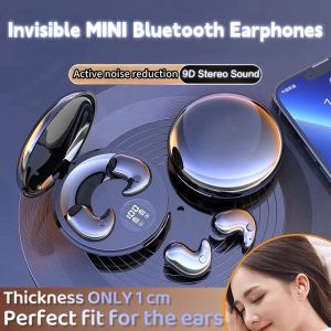 🔥 10฿ Discount 🔥MELODEE Sleep earphones Mini invisible Bluetooth earphones In-ear Wireless Earbuds Dual Microphone Noise Reduction Stereo Sound Gaming Headset
