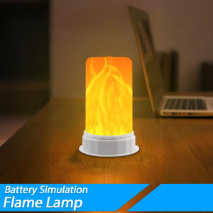 LED Night Lights desktop light switch control suitable led flame effect light for Halloween Christmas Party Indoor Decoration