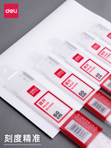 Deli Văn Phòng Phẩm Plastick Thước Thẳng Đa Dạng Nhiều Kích Thước 20cm/30cm/40cm Đồ Dùng Học Sinh Đồ Dùng Văn Phòng Vẽ Đồ Họa Thước Đo