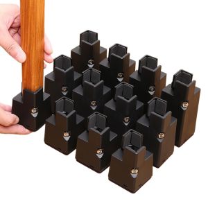 4 ชิ้นปรับเก้าอี้ Riser 5/10 เซนติเมตร Heavy Duty โต๊ะโซฟาด้านล่างลิฟท์โลหะโซฟาตาราง Raiser เตียงเฟอร์นิเจอร์ Risers