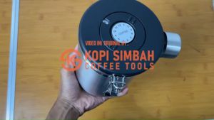 Toples Biji Kopi Stainless Steel 1800 ml Kedap Udara Jar Wadah Tempat Penyimpan Roasted Coffee Beans