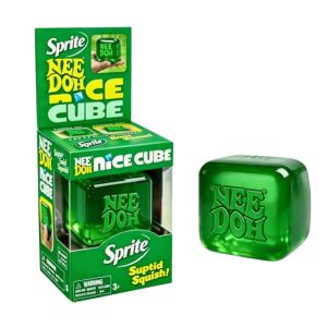 Schylling | Schylling Needoh Nice Cube Sensory Fidget Toy Stress Relief Squishy Squeeze Cube Anti-Anxiety Focus Toy for Adults ADHD Autism