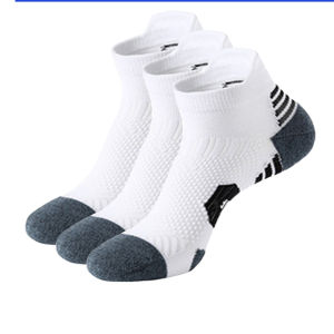 3Pairs Professional Sports Fitness Socks Towel Bottom Non-Slip Running Sock Men Women Short Quick-Drying Basketball Training Sox