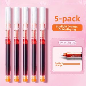 deli | Colorful Quick-drying Notebook Pen Ballpoint Pen 0.5