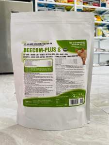BEECOM-PLUS (1kg) Ăn Khoẻ Nhanh Lớn Mượt Lông Vô Béo Cho Gà Vịt Ngan Heo Và Vật Nuôi Khác
