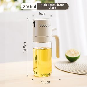ecoco | Leakproof Large Capacity Food-Grade Glass Oil Dispenser