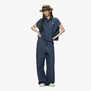 Turn Signal | Casual Sport T恤 Long Pants Set Female