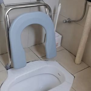 Potty Chair Foldable Toilet Commode Chair For Old Folks Adult Pregnant Women Chair