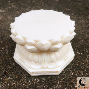 Bộ Tượng Phật Quan Âm Bồ Tát Bằng Gỗ Hình Quả Trứng Voi Cổ Điển Có Chân Đế Hình Hoa Sen Trang Trí Nhà Thủ Công Mỹ Nghệ