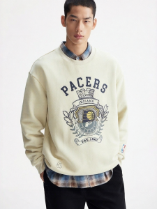 Jack Jones | NBA Collaboration Indiana Pacers Loose Fashion Mens Hoodie