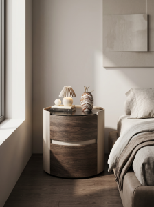 Luxurious Stylish Solid Wood Bedside Cabinet