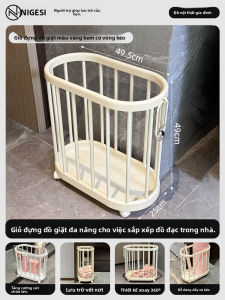 NIGESI | Giỏ Lưu Trữ Di Động Tổ Chức Quần Áo