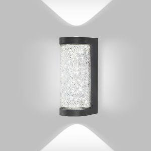 Đèn Tường Pha Lê LED Hiện Đại 10W AC85-265V Ánh Sáng Sang Trọng Cho Phòng Ngủ Phòng Khách Hành Lang Cầu Thang - Đèn Tường Trong Nhà Màu Đen