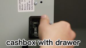 Expose Cash Box Drawer Combo A Mobile Bluetooth Thermal Printer with Basic POS System Cash Drawer Money Box Cashier