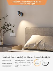 HUOQI | No-Wiring Wireless Remote Control Wall Light