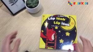 Sách Ehon Cho Bé Sơ Sinh 0123456 Tuổi - Lộp Bộp Lộp Bộp Lấp Lánh Rón Rén - Bộ Sách (3 Tập)