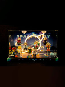 Pop Mart Mega Space Molly 100% Anniversary Series 2-A Blind Box Acrylic Scene Display Box