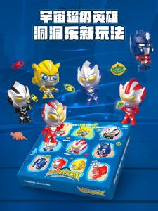 Egg Treasure League Super Large Chinese Superhero Toy Vending Machine Fun Explosive Dinosaur Assembly Surprise Doll Figurine