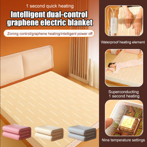 Intelligent Dualcontrol Single Small Graphene Electric Mattress Quick Heating